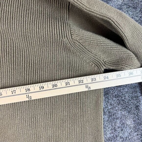 SOLD Vtg LL Bean Fisherman Heavy Knitted Sweater Half Button Pullover Men's XL - Picture 5 of 10